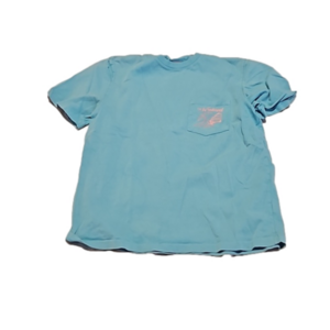 Chubbies Weekend t shirt Mens small sailing blue and pink suns out thighs out